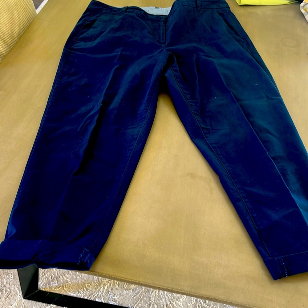 Talbots navy “weekend chino”